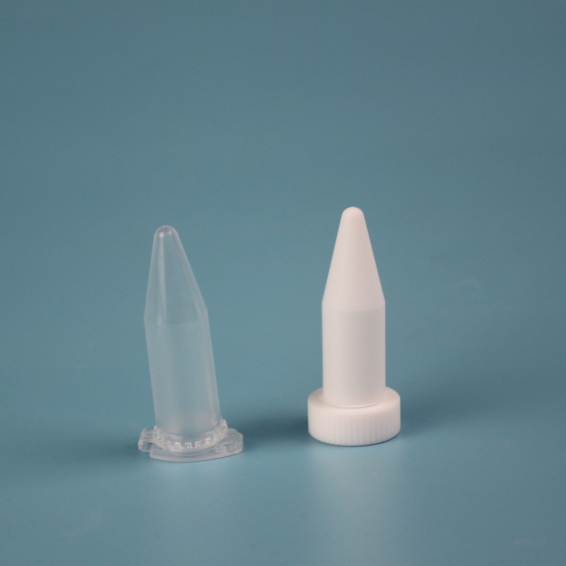 聚四氟乙烯5ml離心管尖底螺紋可定制耐酸堿高溫